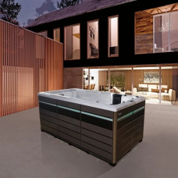 Плавательный СПА бассейн с ламельным противотоком Bigeer Каро