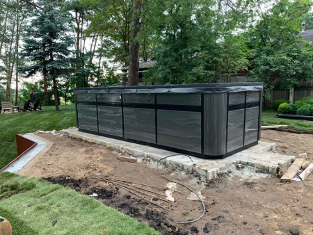 Плавательный спа бассейн Mexda WS-S06B-T